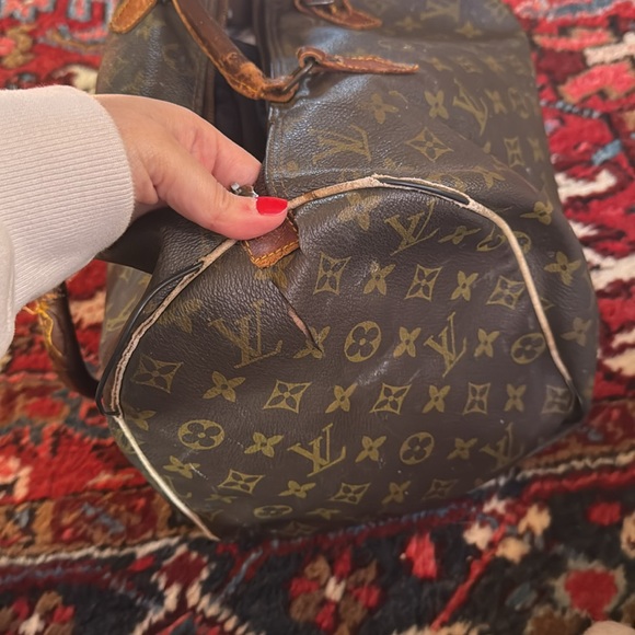 Louis Vuitton Damaged Authetic Flawed Flaws LV Luxury Monogram Speedy Vintage - Picture 2 of 10